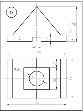 Чертеж вариант 10