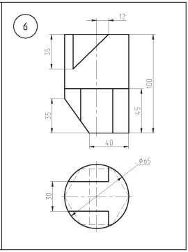 Чертеж вариант 6