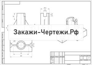 АМГУ Виды разрезы изометрия Вариант 9